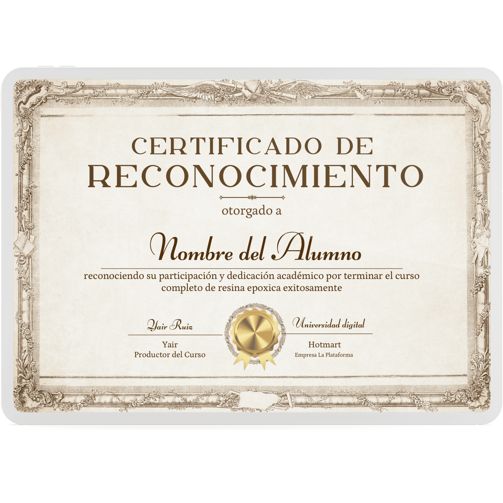 🎁 BONO 6 · CERTIFICADO